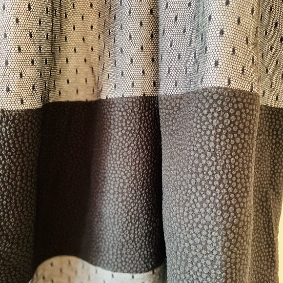 Red Valentino Mesh Dress Lace Sweatshirt Dress Midi Demure Winter Dress Small - Picture 8 of 14